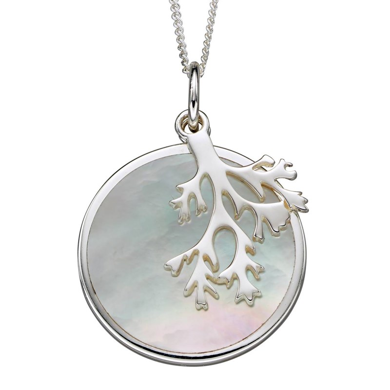 Collier nacre en argent 925/1000