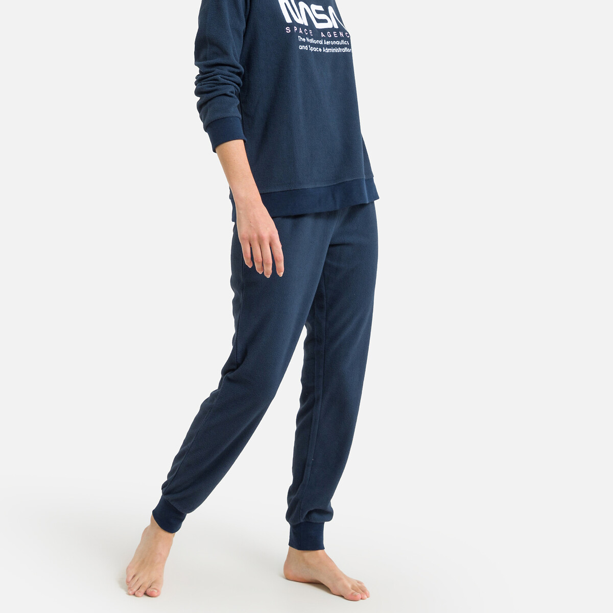 NASA<br>Pijama longo em microfleece Nasa