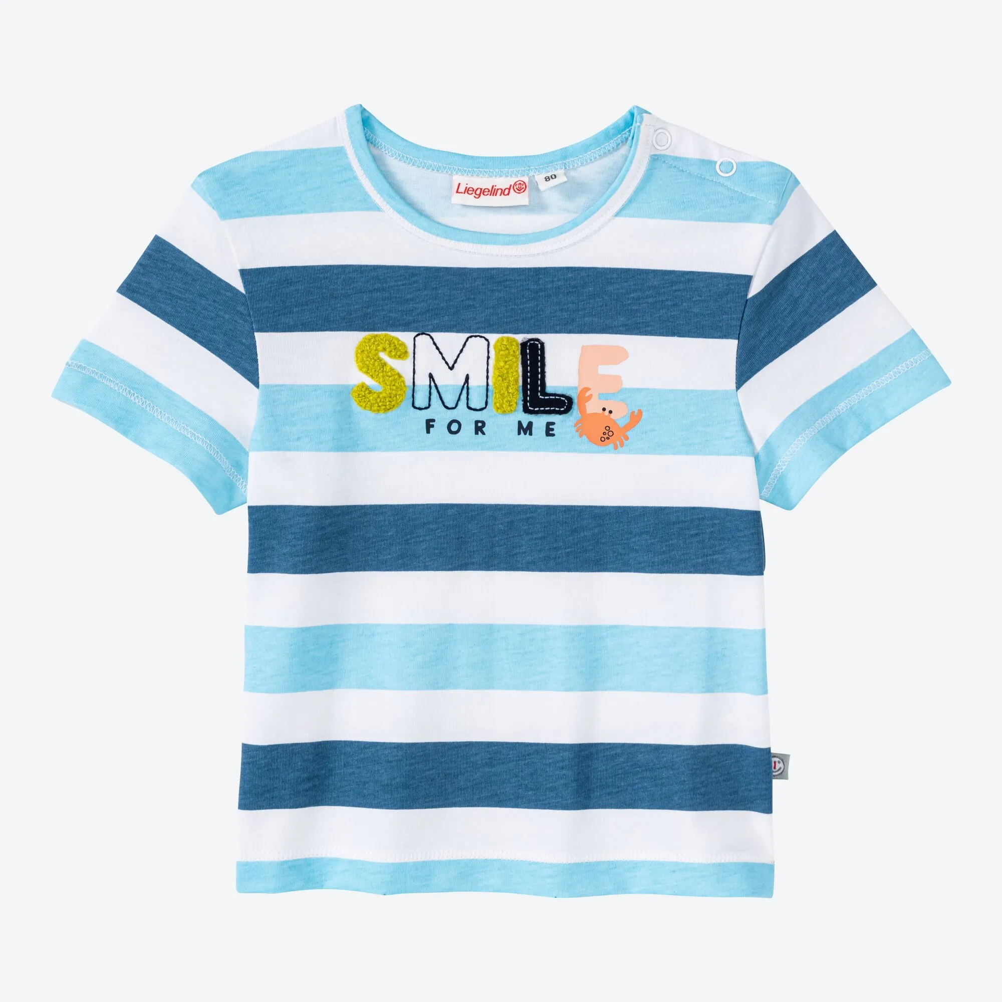 Baby-Jungen-T-Shirt in Streifen-Design