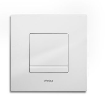 Wisa XS bedieningsplaat Delos urinoir 16x16cm kunststof wit