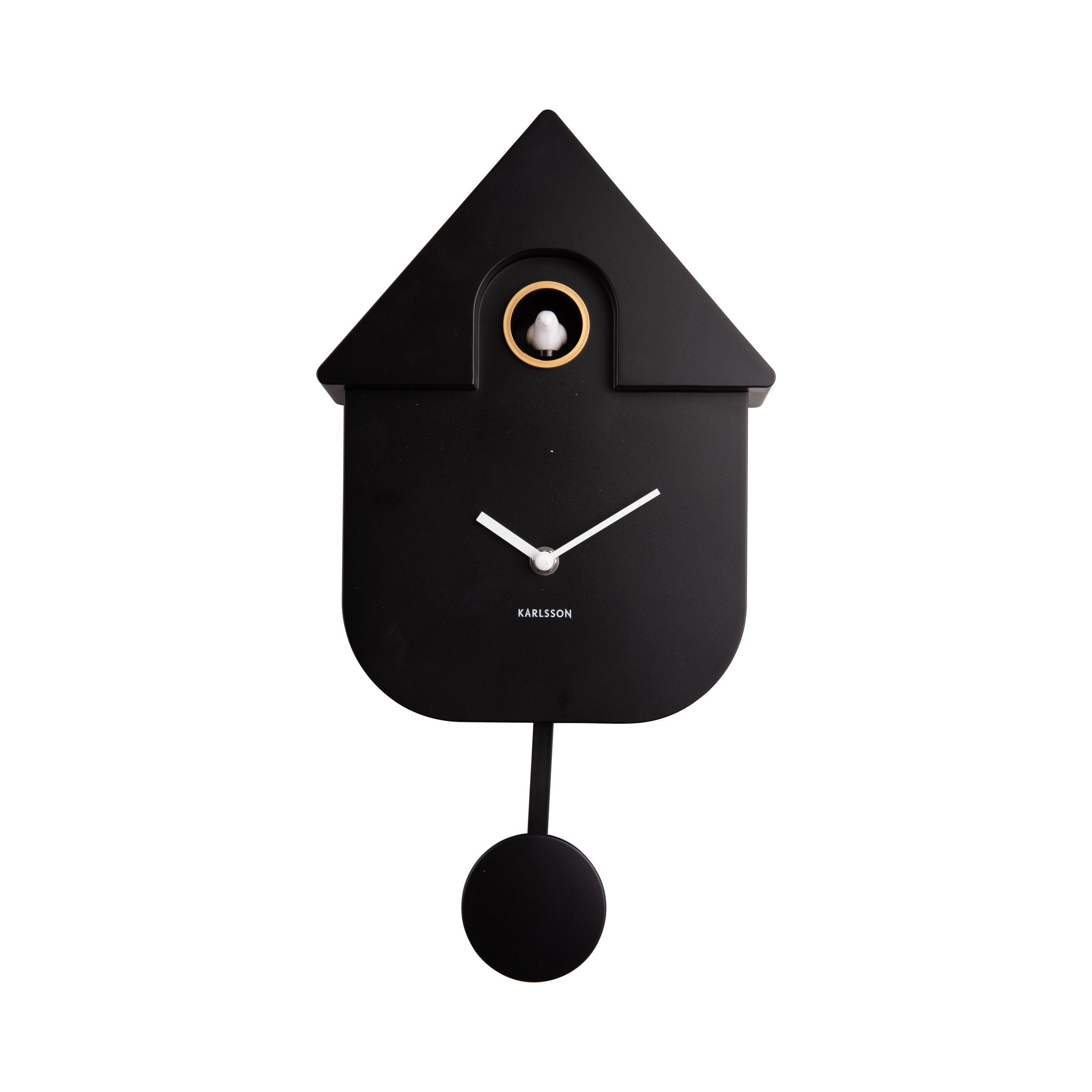 Karlsson  Modern Cuckoo vægur - sort