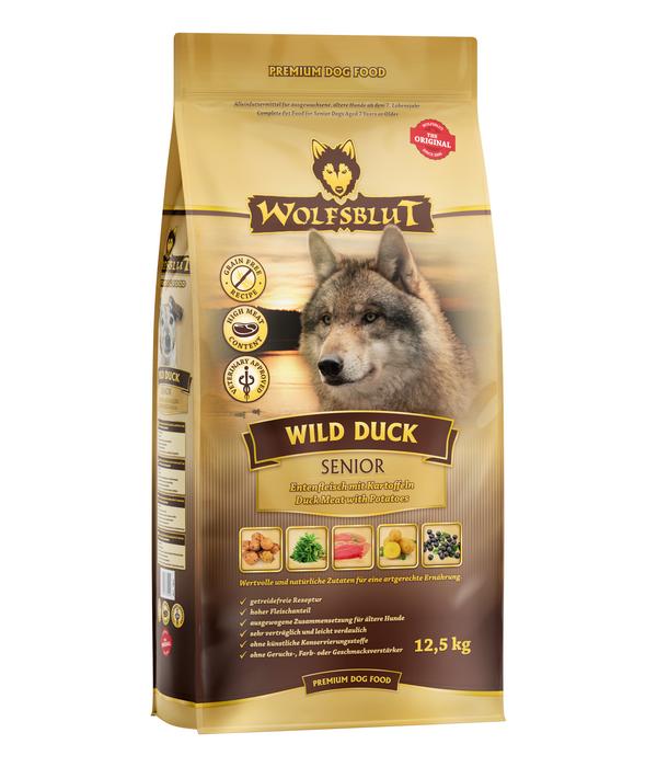 WOLFSBLUT Trockenfutter für Hunde Wild Duck,