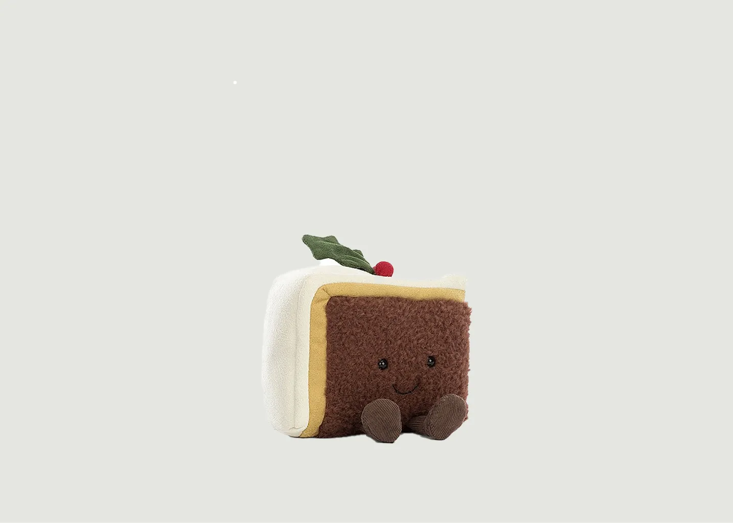 Peluche amusante tranche de gâteau de Noël Jellycat