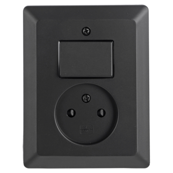 Q-Link Inbouw EnkelStopcontact met Schakelaar