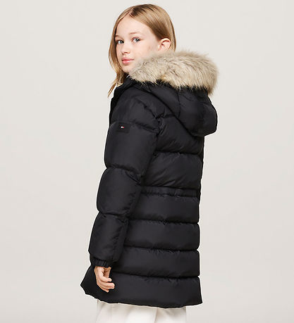 Tommy Hilfiger Dunfrakke - Sort