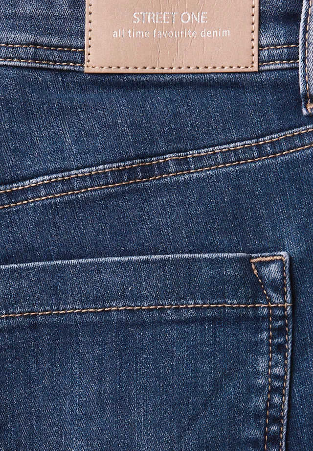 STREET ONE Weite Jeans »QR Denim-Wide Leg« mit Stretch
