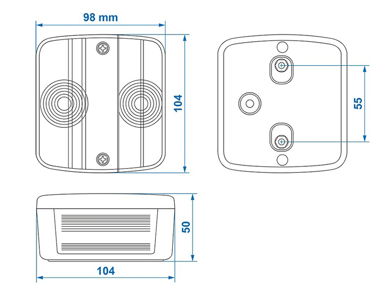 ProPlus 4 functies achterlicht