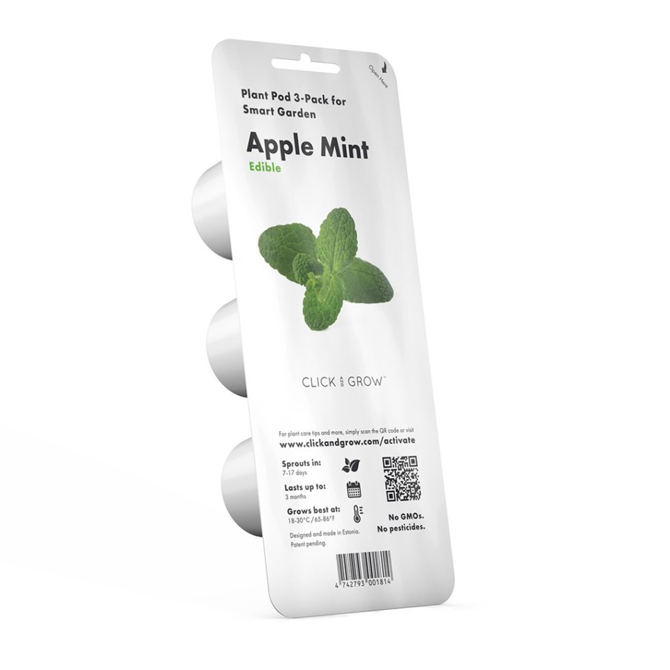 Click and Grow - Smart Garden Refill 3-pak - æblemynte