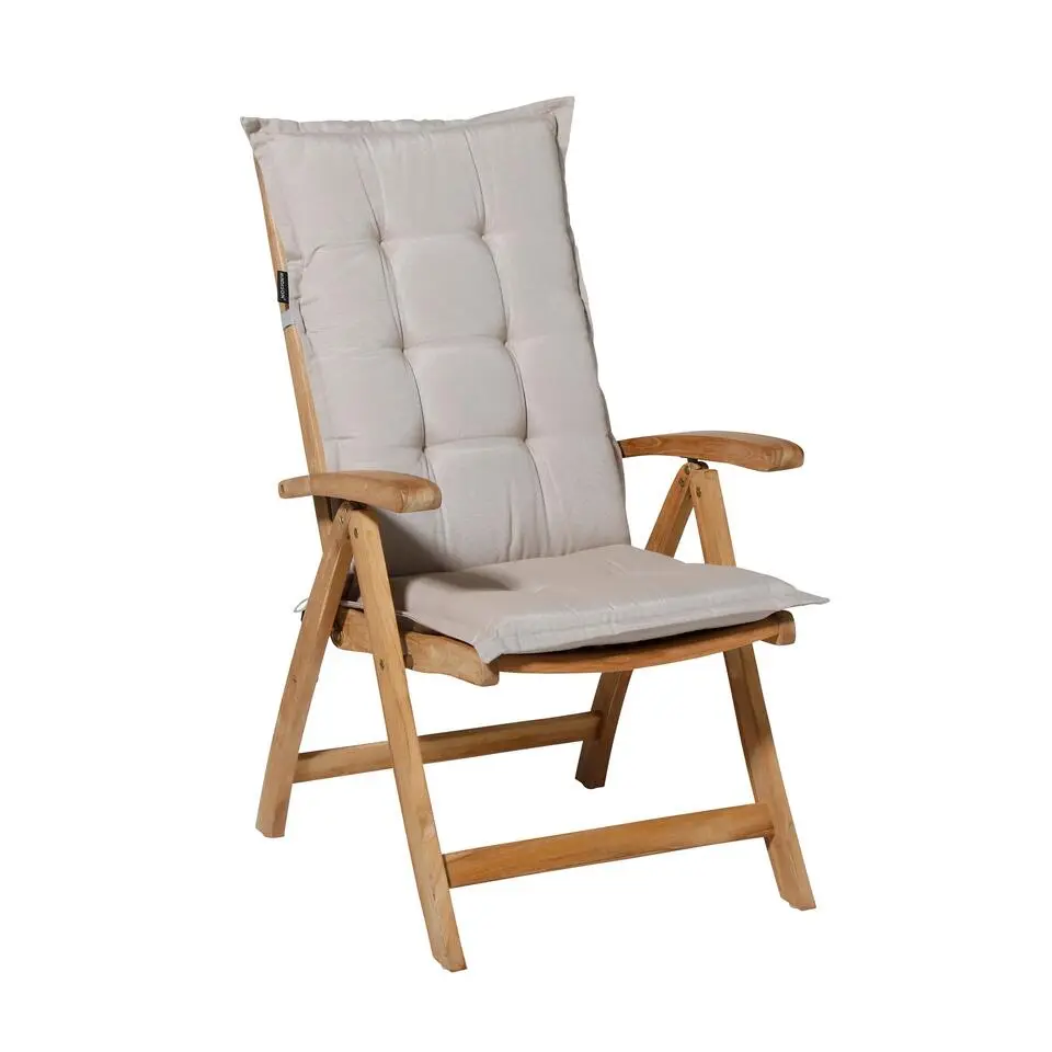 Madison - Tuinstoelkussen Lage Rug Panama linnen - Ca. 105x50 cm - Set van 4