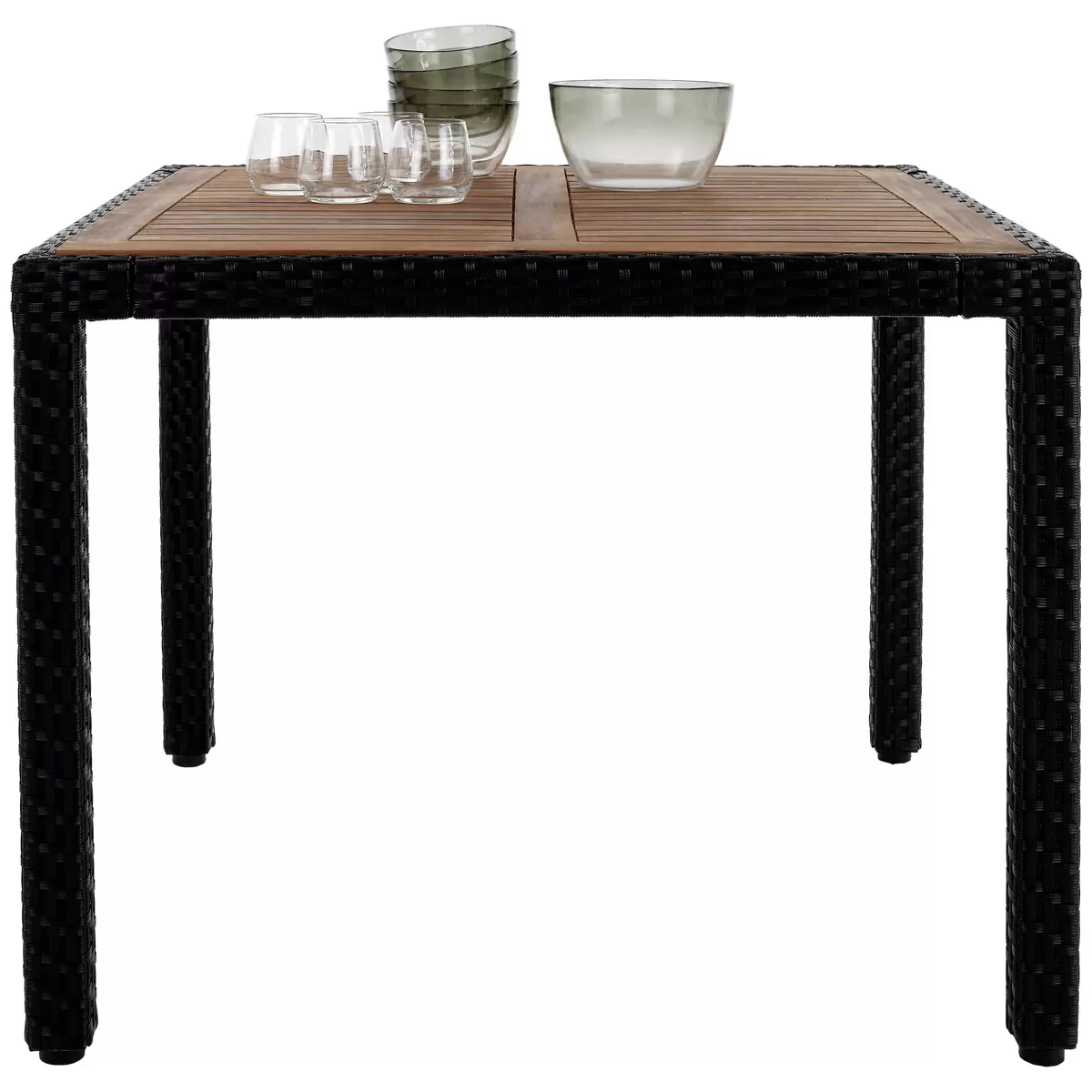 James Wood Gartengarnitur Moa 5-Teilig schwarz,braun,beige