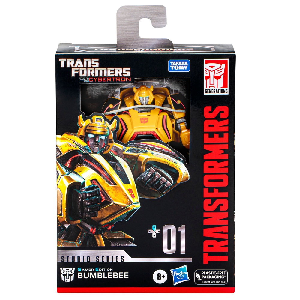 Transformers Cybertron Studio Series Deluxe 01 Gamer Edition Bumblebee Figur