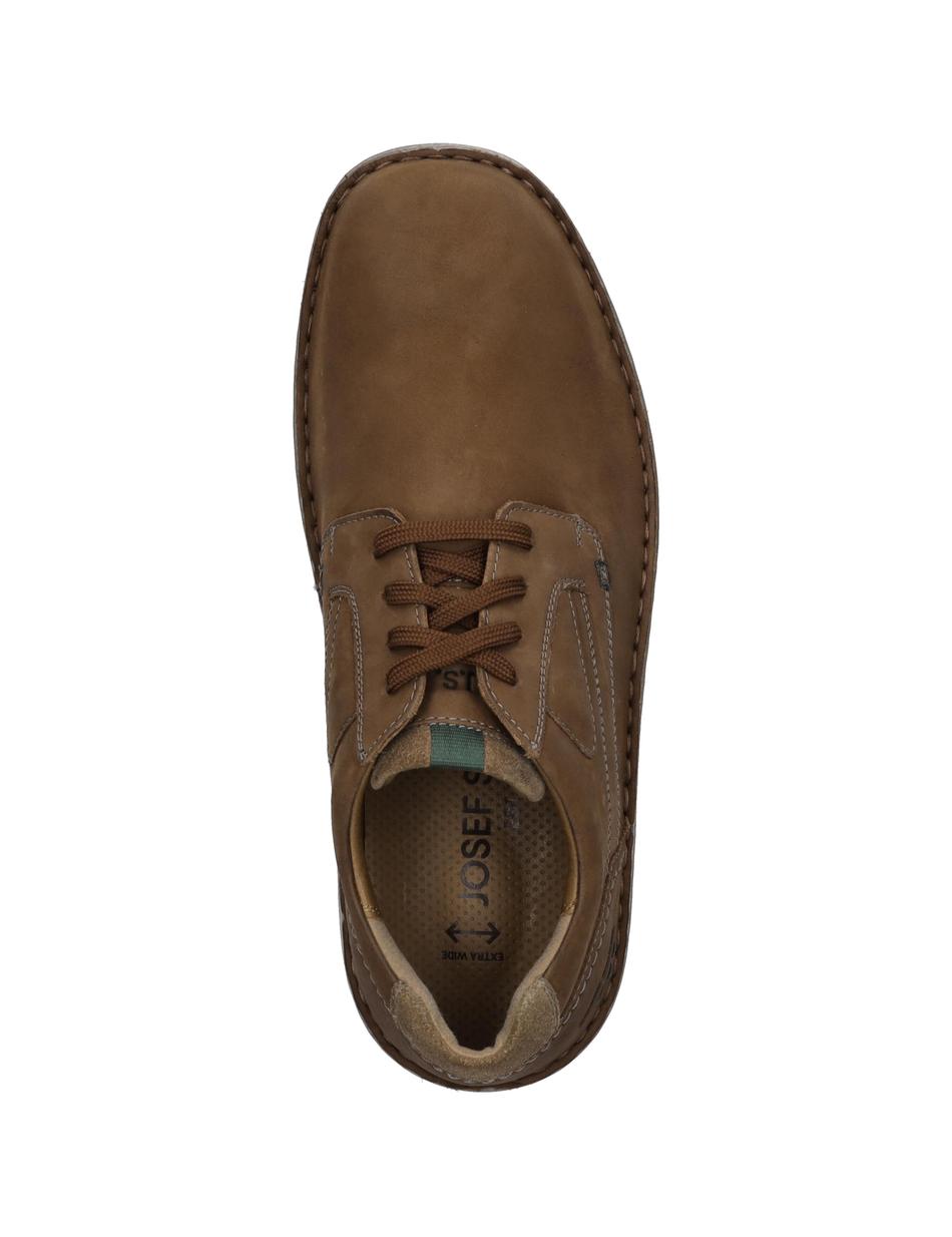 Halbschuh Alan 09, tabak-kombi