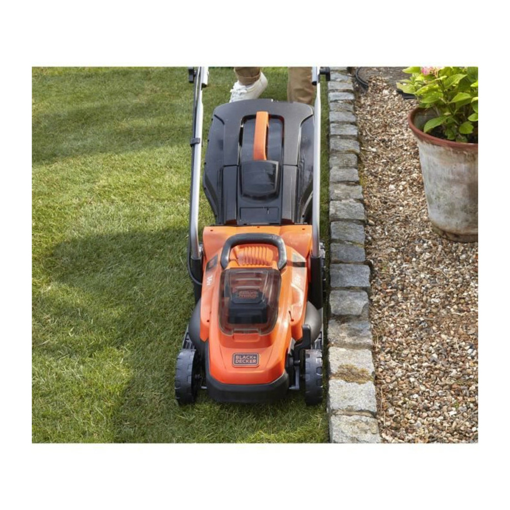 Tondeuse sans fil black & decker bcmw3336l1-qw - 36v - 33 cm - 2,5ah - 1 batterie - 1 chargeur - 1 obturateur mulching