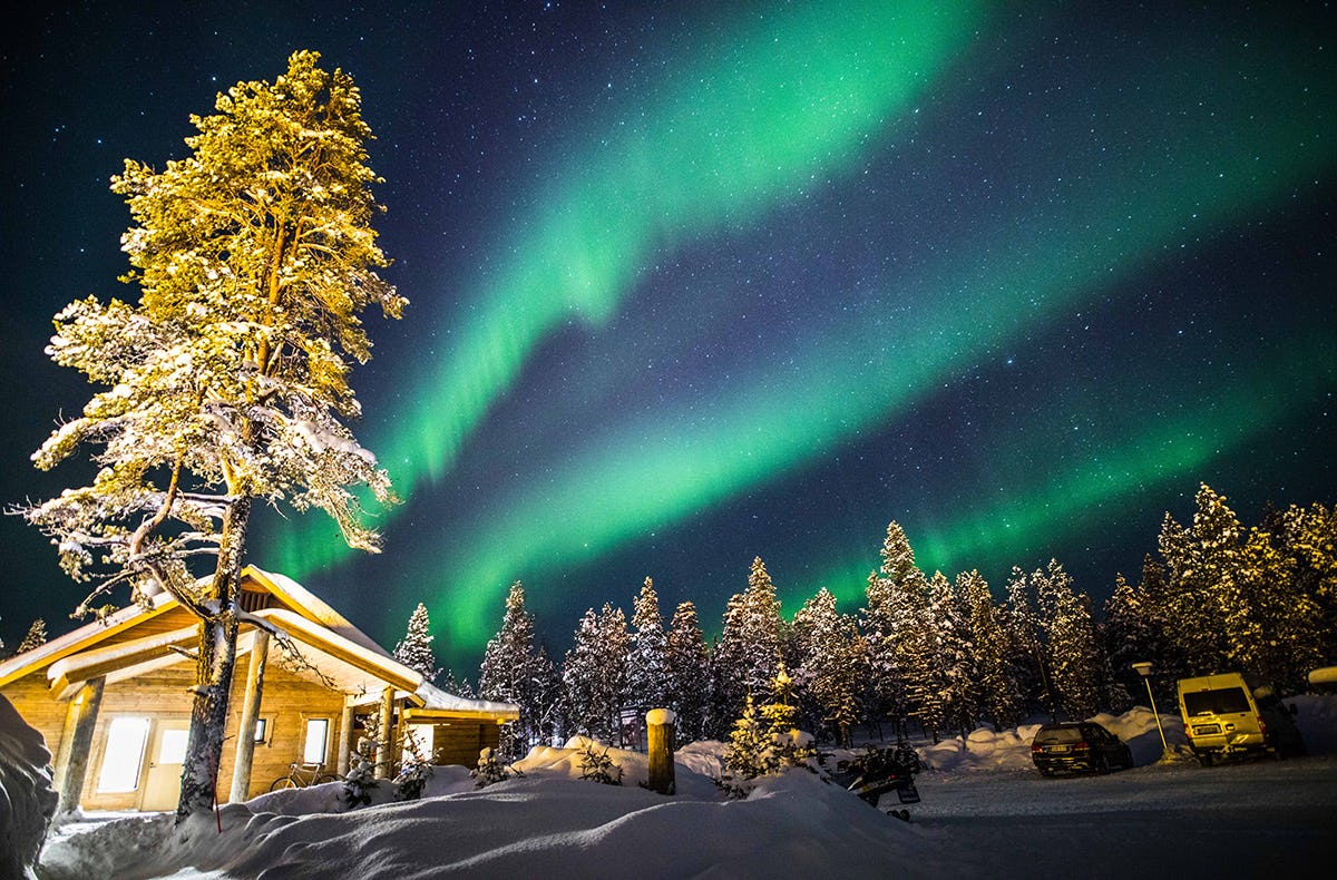 Glasiglu Hotel Saariselkä zum Verschenken