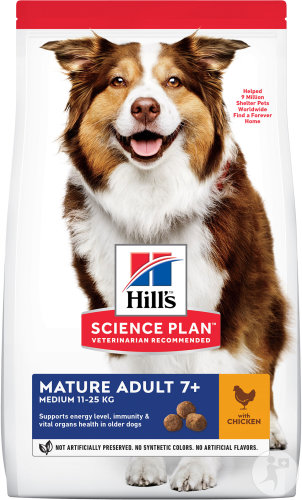 Hill's Science Aliment Pour Chien Adulte Mature 7+ Medium Au Poulet 2,5kg