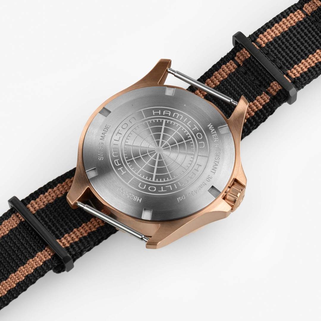 Hamilton Khaki Navy Scuba Auto GMT 43 Bronze
