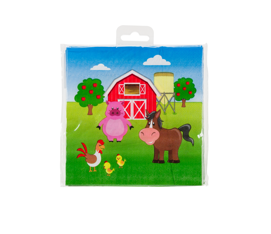 Boerderij Servetten 33cm 16st