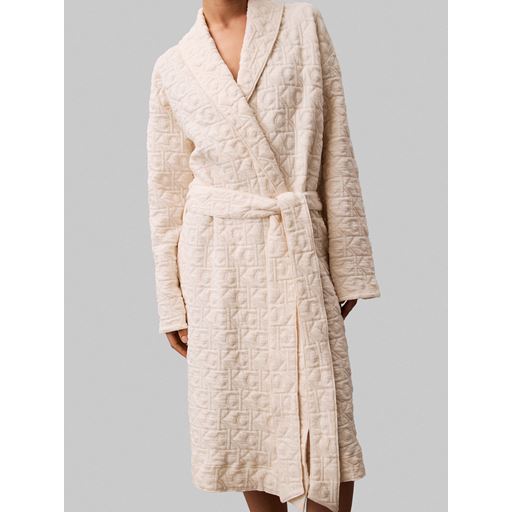 Calvin Klein Morgenkåbe, Ivory, M/L