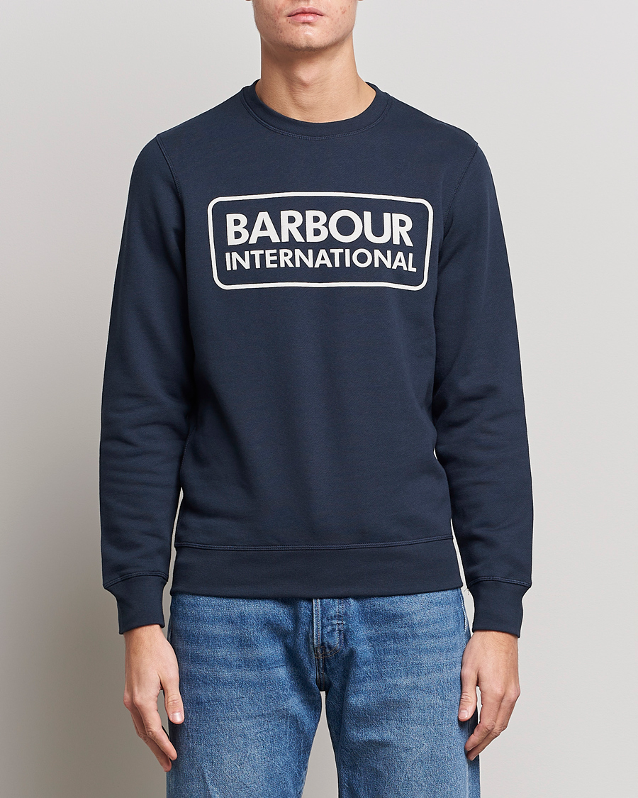 Barbour International Large Logo Sweatshirt Navy