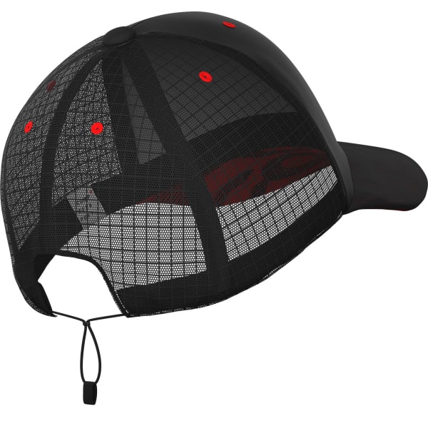 Casquette trail COMPRESSPORT RACING TRUCKER CAP BLACK/RED