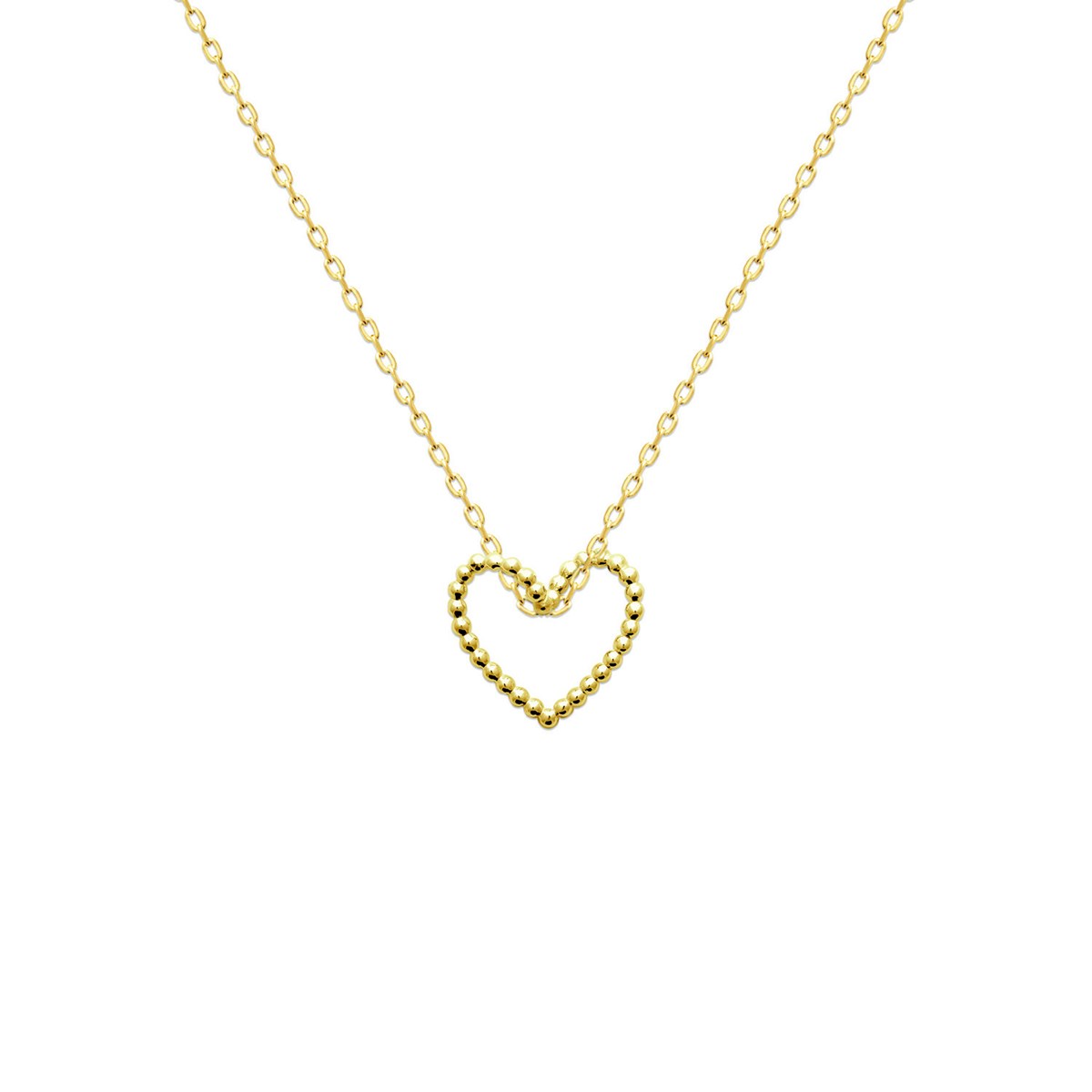 Pendentif coeur boules