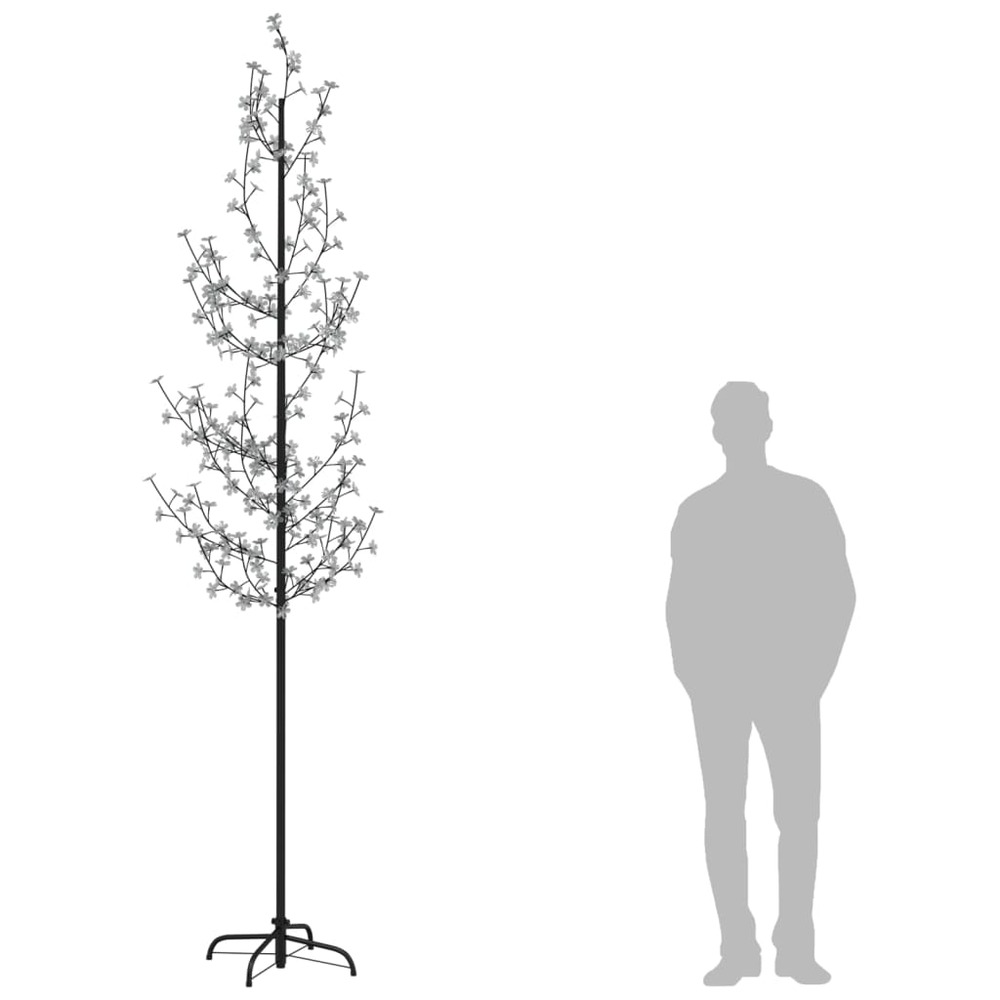 Arbre à led fleur de cerisier 368 led blanc chaud 300 cm