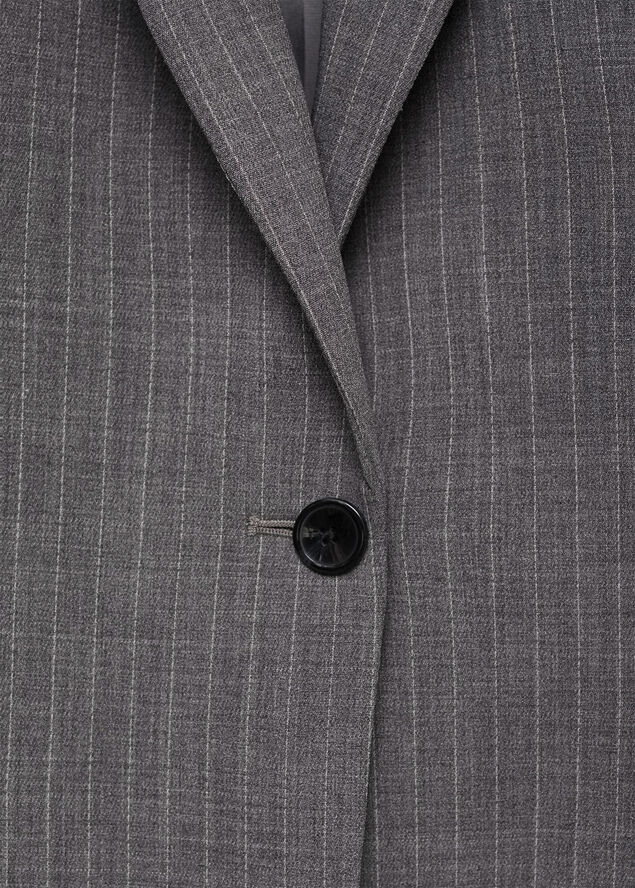 MANGO Pinstripe suit blazer 92
