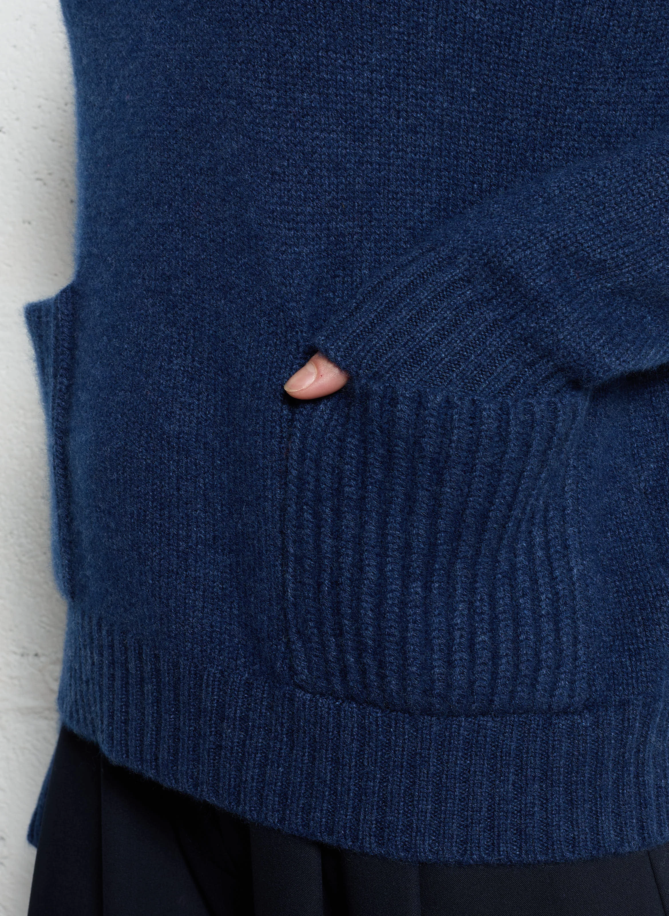 LIDA - Pull droit en cachemire | Bleu