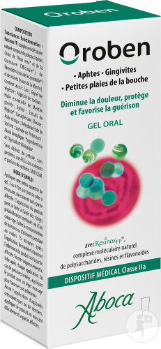 Aboca Oroben Gel Oral Contre Les Aphtes Gingivites Et Petites Lésions 15ml
