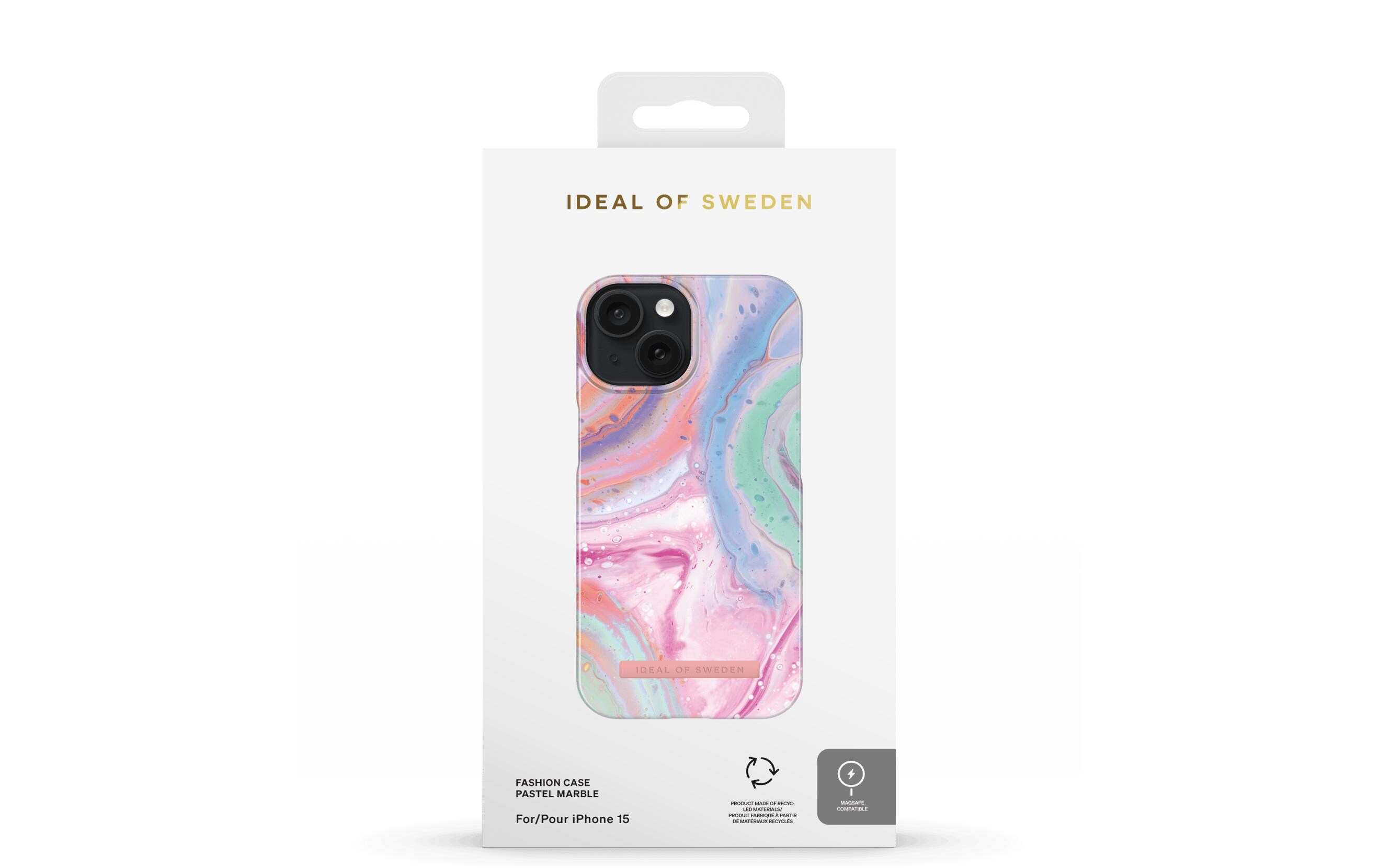 Back Cover Pastel Marble iPhone 15Polycarbonat-Backcover im Marmor-Look für das Apple iPhone 15