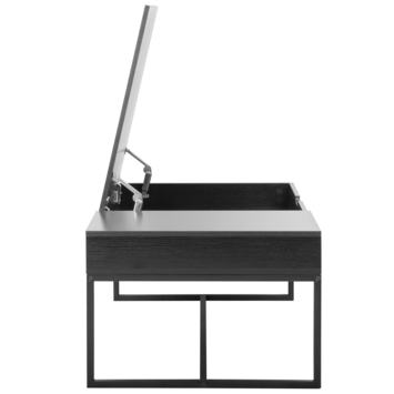 Salontafel Nienke hout/ metaal zwart