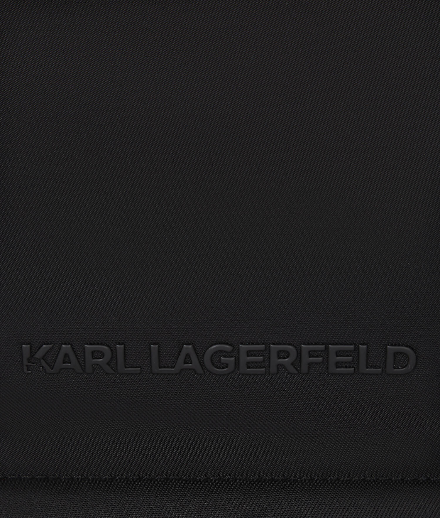 SAC CABAS CARRÉ MEDIUM EN NYLON IKON - Noir