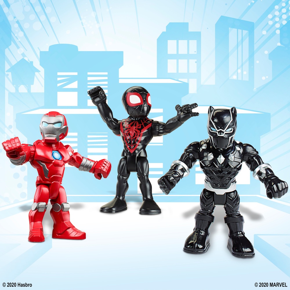 Playskool Heroes Marvel Superhelden-Abenteuer 12,5 cm Actionfiguren 6er-Pack