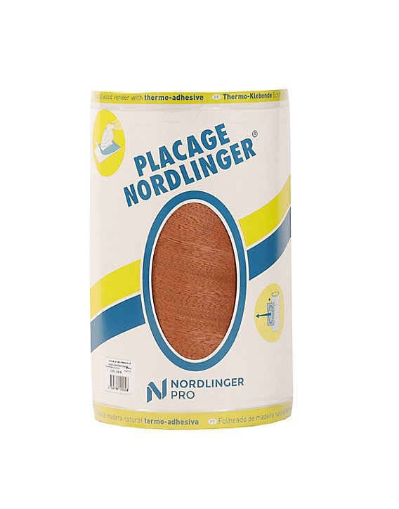 Placage bois thermocollant Plac Fix acajou 25 cm x L.2,50 m