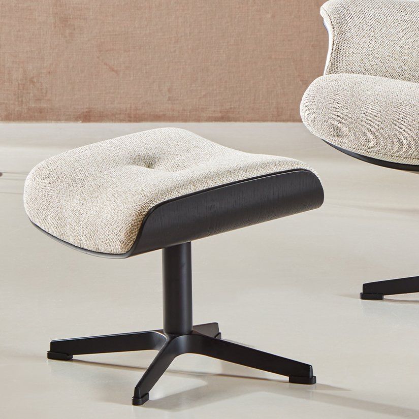 Eijerkamp Collectie   Time-Out Beige Relaxfauteuil + Hocker