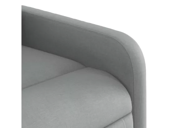 Fauteuil inclinable Gris clair Tissu