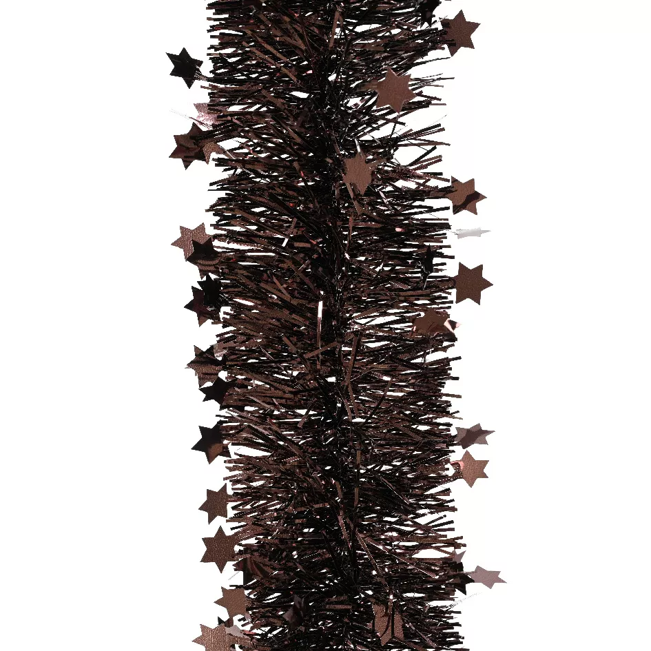Guirlande de Noël (D9 cm) étoilée Alpine Noir truffé