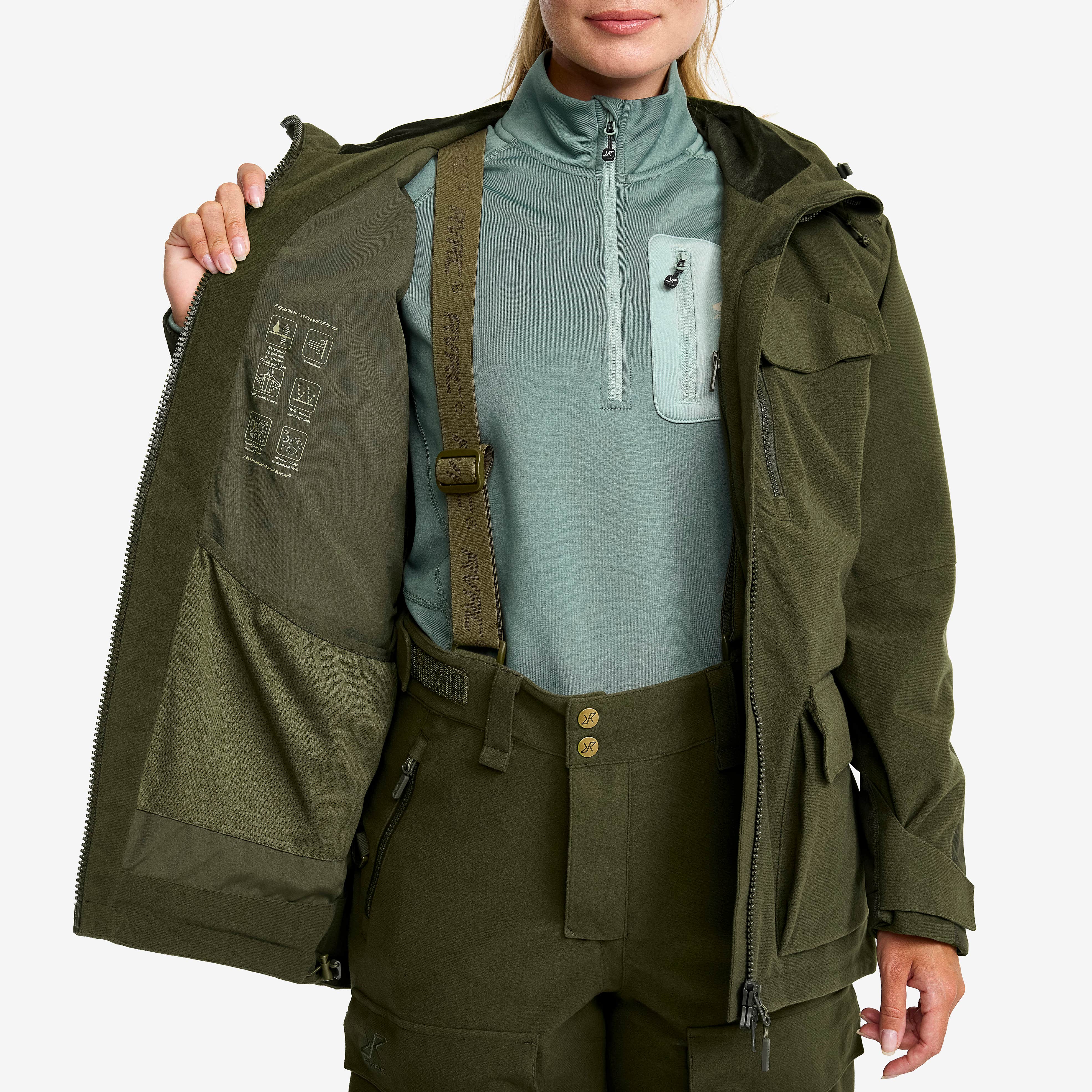 Trace Silent Pro 2L Jacket Dame Deep Depths
