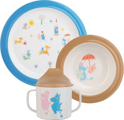 Mummitrollet 80 Matsett 3 Deler