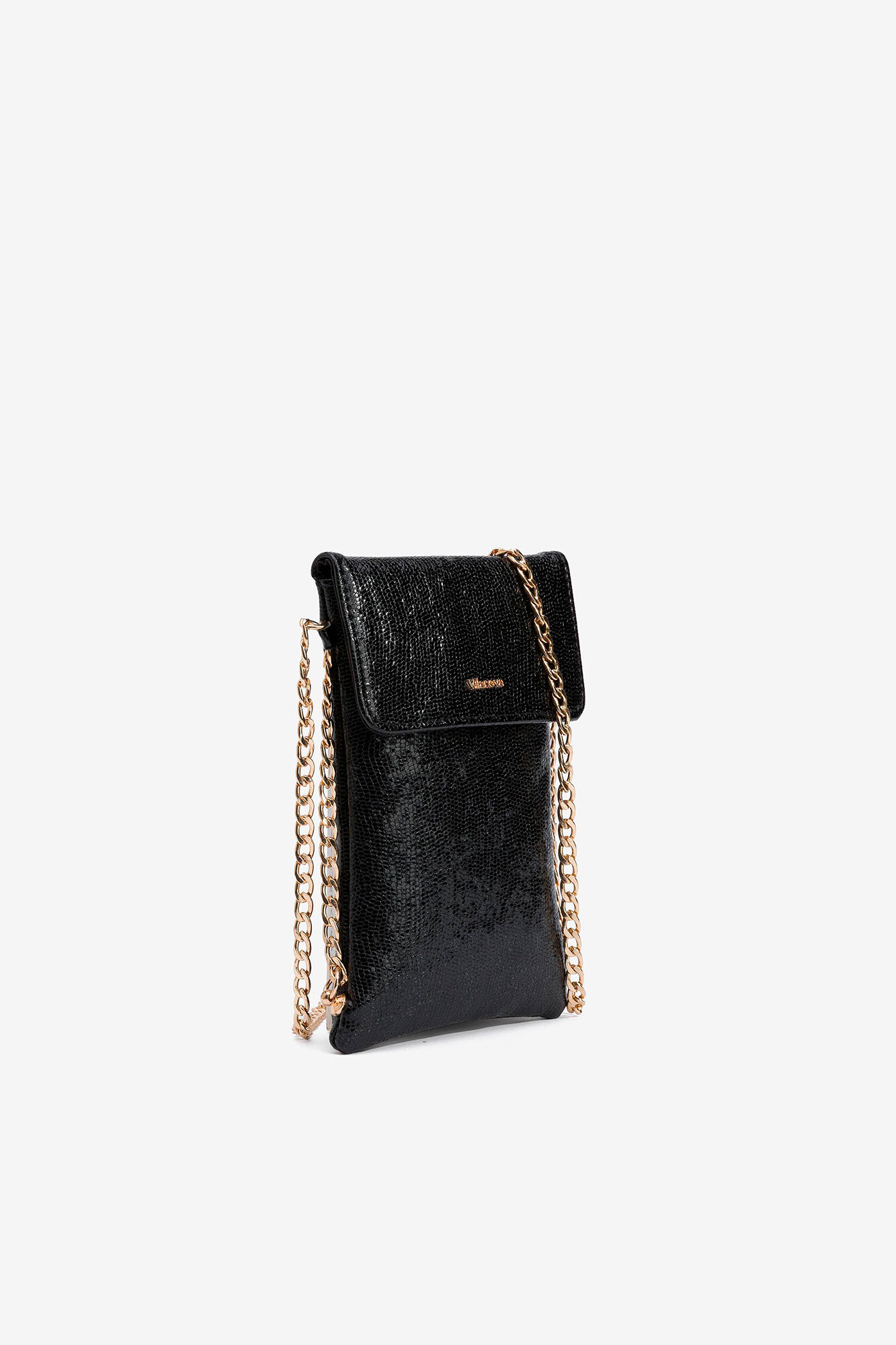 Bolsa para celular com glitter