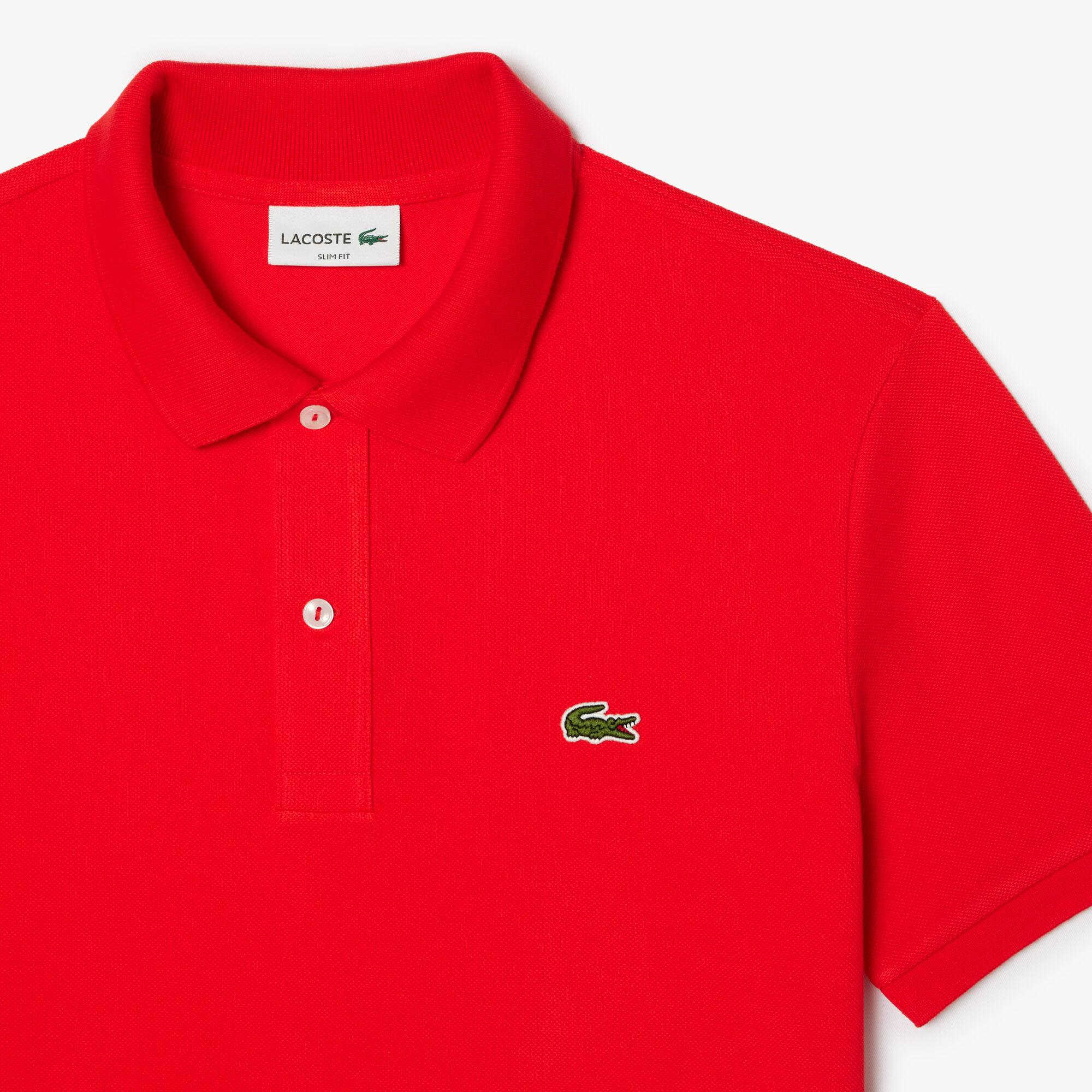 Original L.12.12 Poloshirt aus Petit Piqué Kurze Ärmel - Rot - Lacoste - Herren