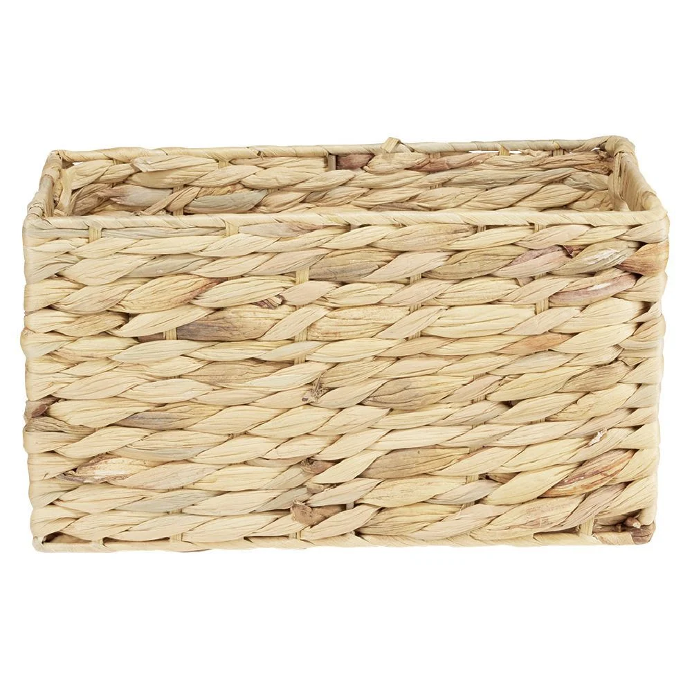 Panière jacinthe d'eau naturel Moyen modèle L29,5x14,5xH17cm