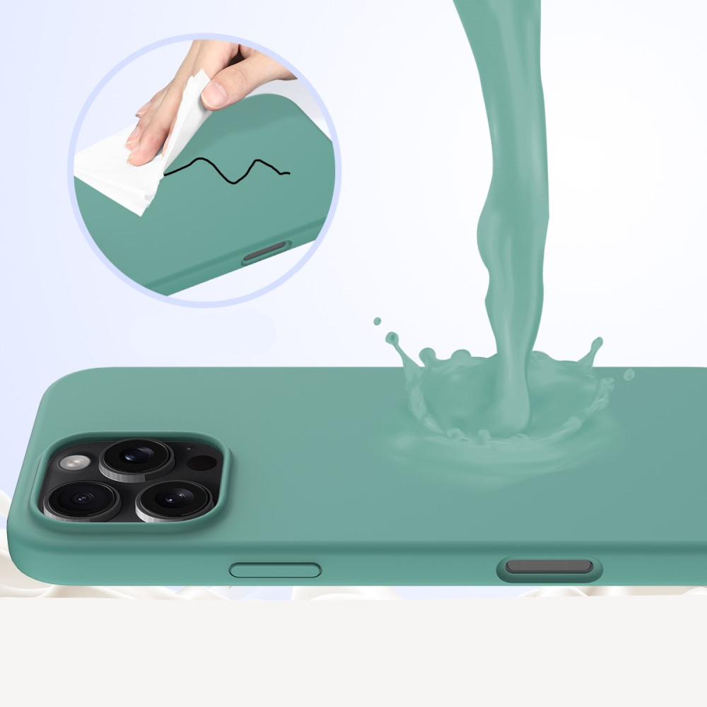 iPhone 16 Pro Silikon Case Hülle - Blau