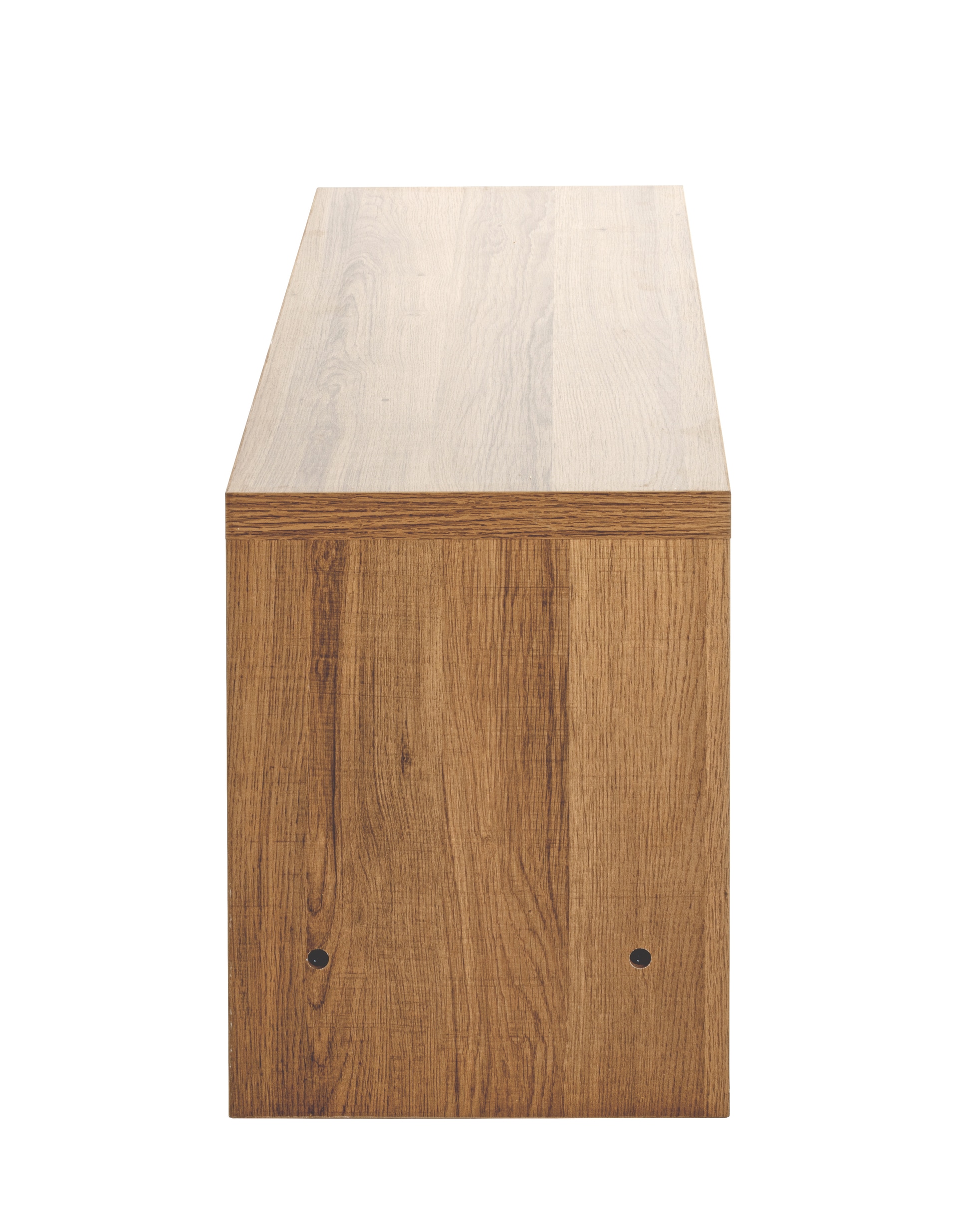 Schuhbank 80 x 40 cm braun/schwarz