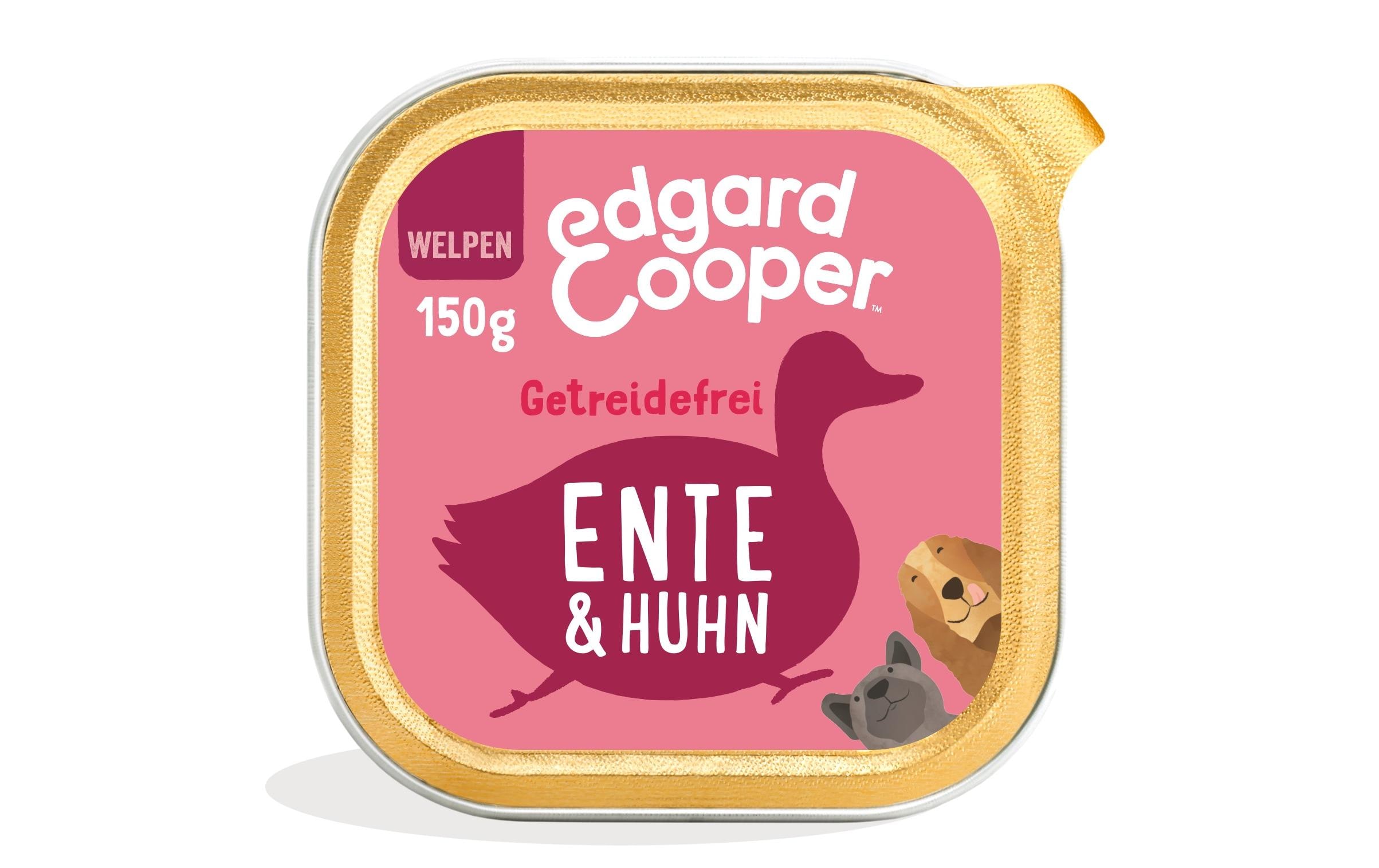 Nassfutter Junior Ente + Huhn, 11 x 150 gAlleinfuttermittel für Welpen