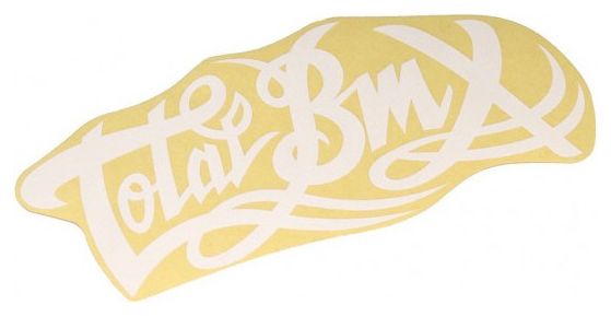 STICKER TOTAL LOGO LARGE WHITE