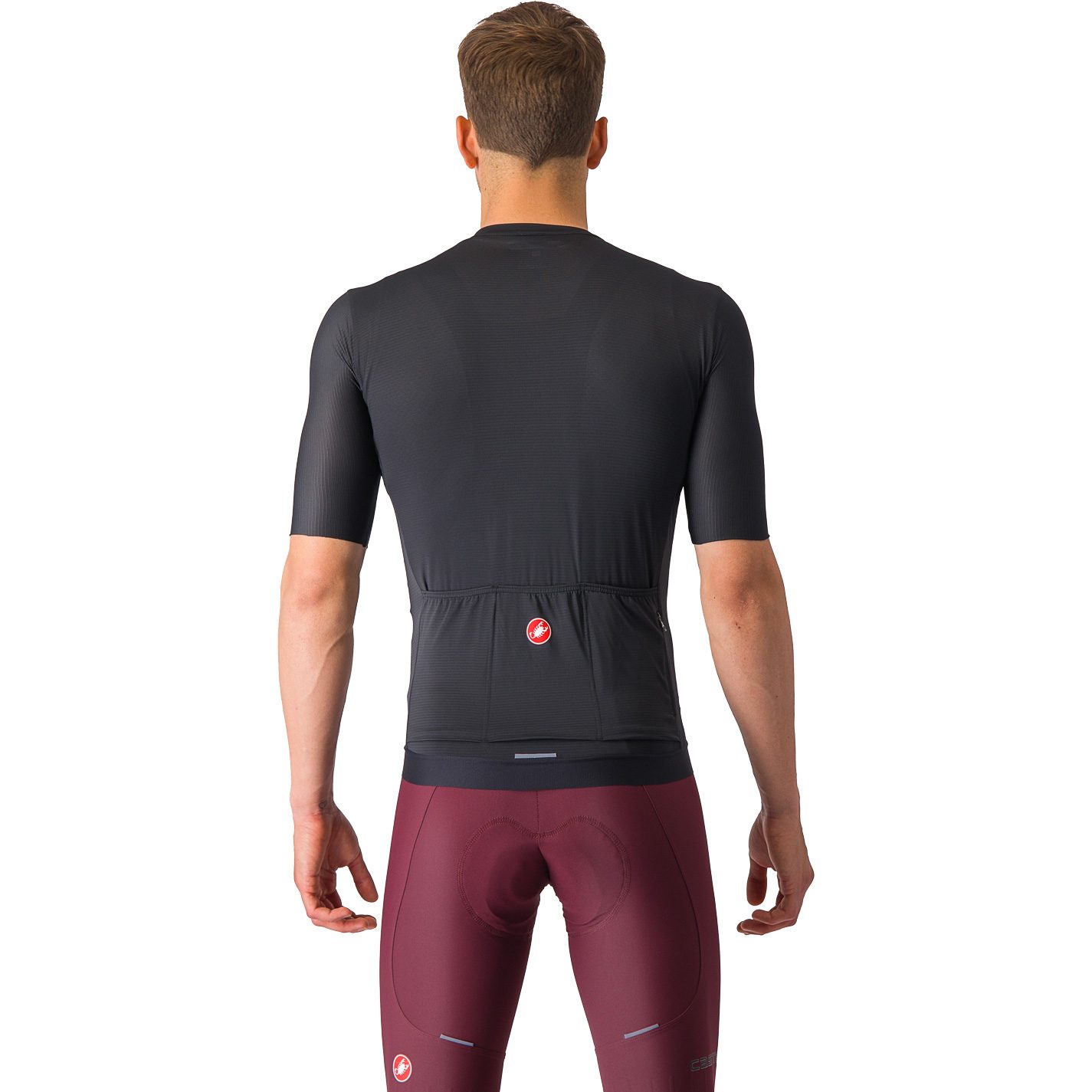 Castelli Espresso Radtrikot Herren light black