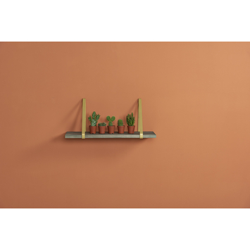 Plankdrager messing metaal 2 stuks