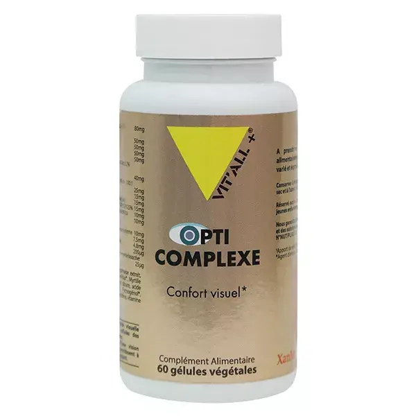 Vit'all+ OPTICOMPLEXE Conforto Visual 60 cápsulas vegetais