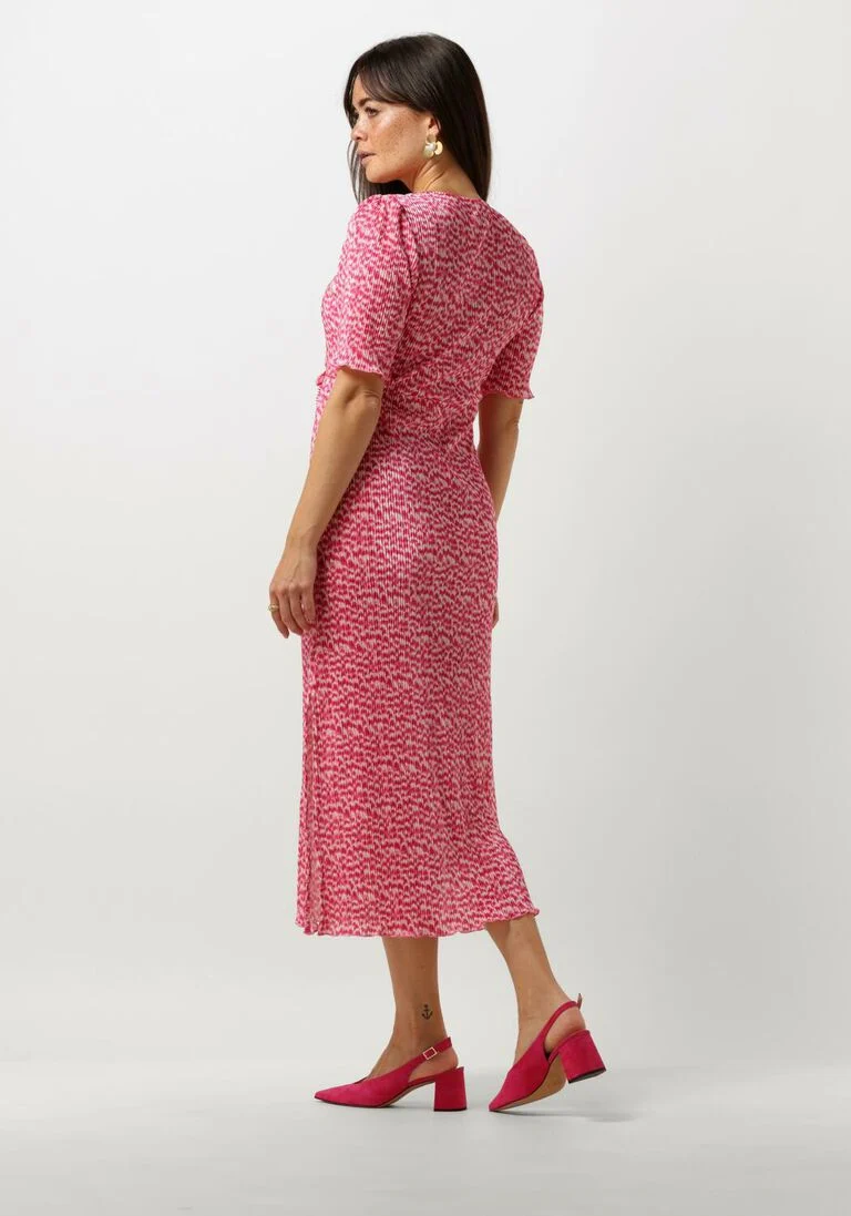 FREEBIRD roze freebird midi jurk astrid